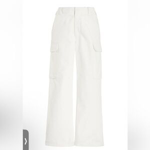 Nili Lotan White Cargo pants